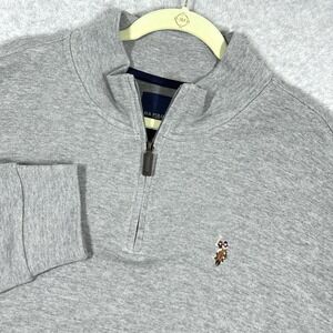 US Polo‎ Assn Sweater Mens 3XL 1/4 Zip Pullover Ribbed Embroidered Pony Logo NWT